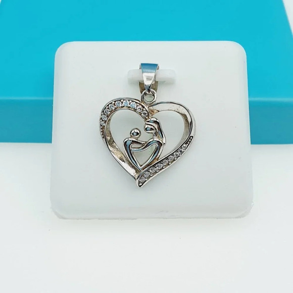 "925 Sterling Silver CZ Beautiful Pendant for Women, 1USPAR4020 - Picture 1 of 10